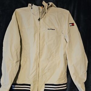 Tommy Hilfiger Men's Beige Windbreaker